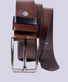 Crocodile Casual Belts - Cross Line Brown