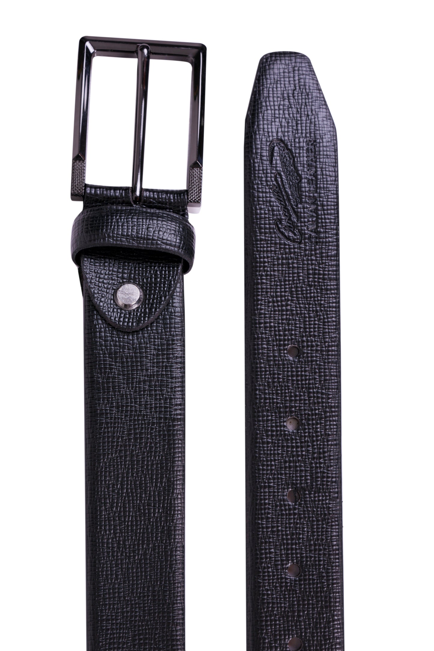 Crocodile Casual Belts - Luby Black