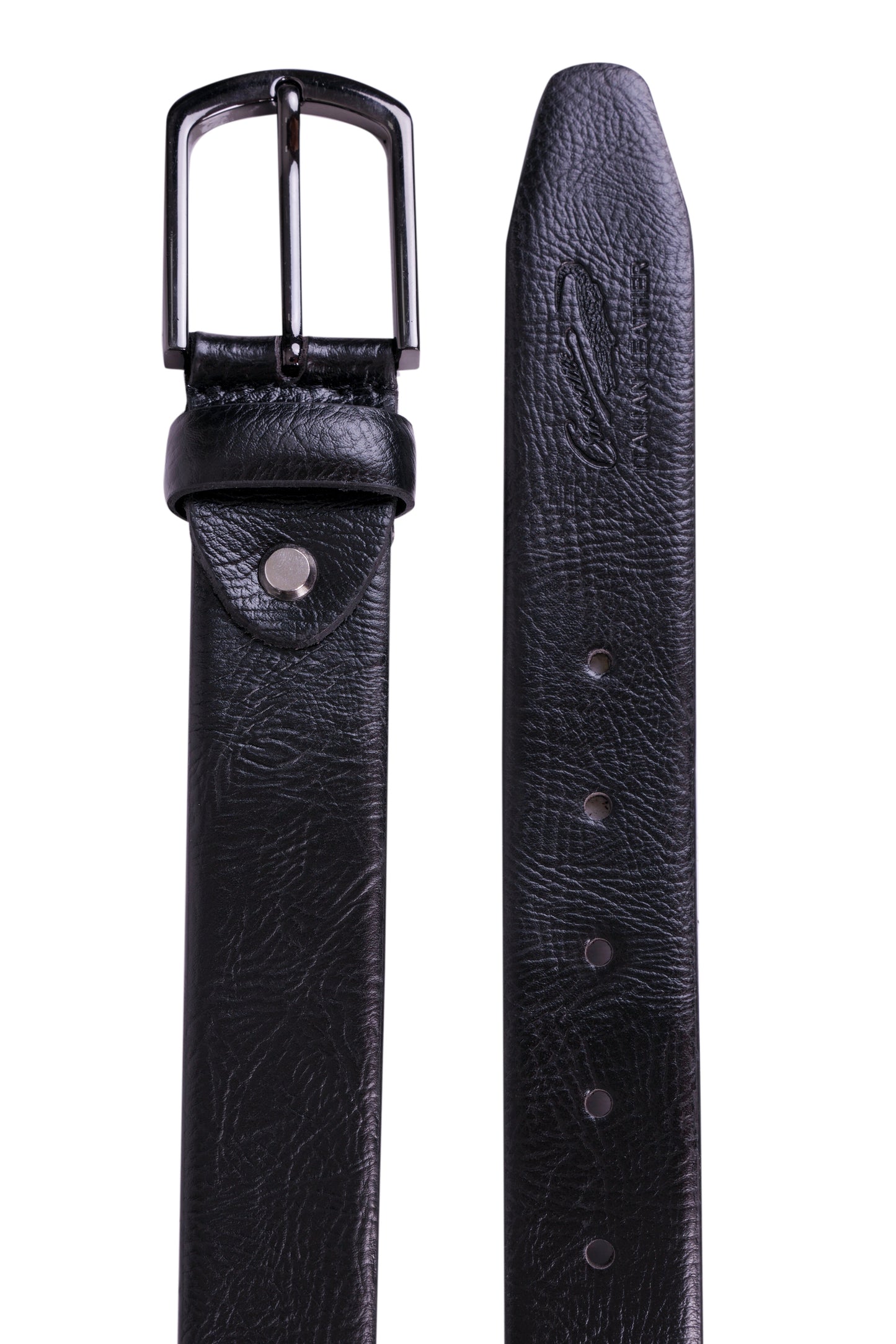 Crocodile Casual Belts - Osaka Black