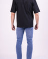 Crocodile Mens Semi Casual Mens Oversized Hs Shirt Jet Set