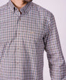 Crocodile Semi Casual Regular Fit Fs Shirt Green Lake