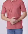 Crocodile Regular Fit Hs Polo T Shirt Cardinal