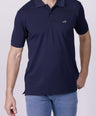 Crocodile Regular Fit Hs Polo T Shirt Blue - Blue Depths