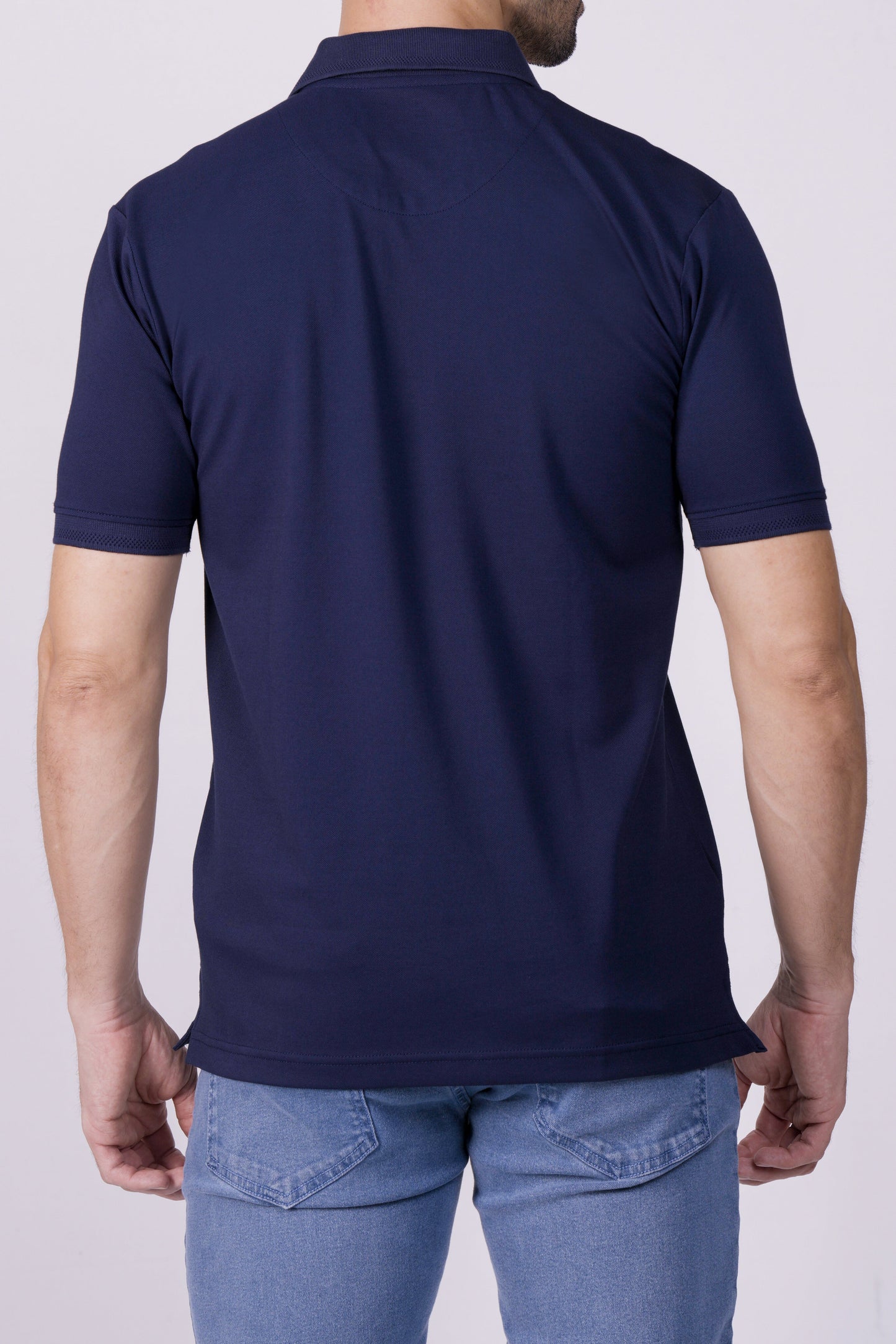 Crocodile Regular Fit Hs Polo T Shirt Blue - Blue Depths
