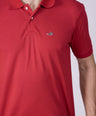 Crocodile Regular Fit Hs Polo T Shirt Medium Violet