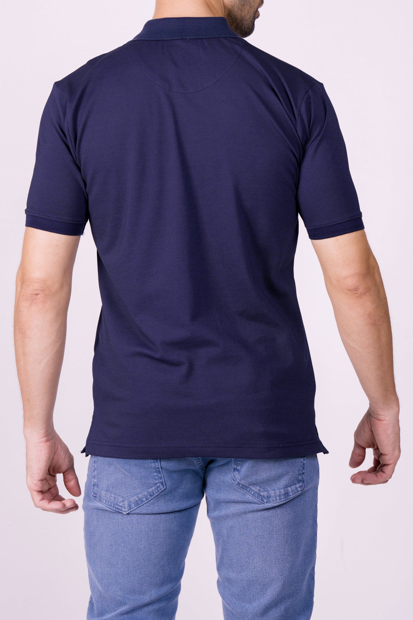 Crocodile Regular Fit Hs Polo T Shirt Blue - Estate Blue