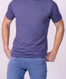 Crocodile Crew Neck  Action Fit Hs T Shirt True Navy