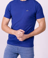 Crocodile Crew Neck  Action Fit Hs T Shirt Navy