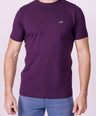 Crocodile Crew Neck  Action Fit Hs T Shirt Purple - Sparkling Grape
