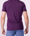 Crocodile Crew Neck  Action Fit Hs T Shirt Purple - Sparkling Grape