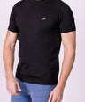 Crocodile Crew Neck  Action Fit Hs T Shirt Black
