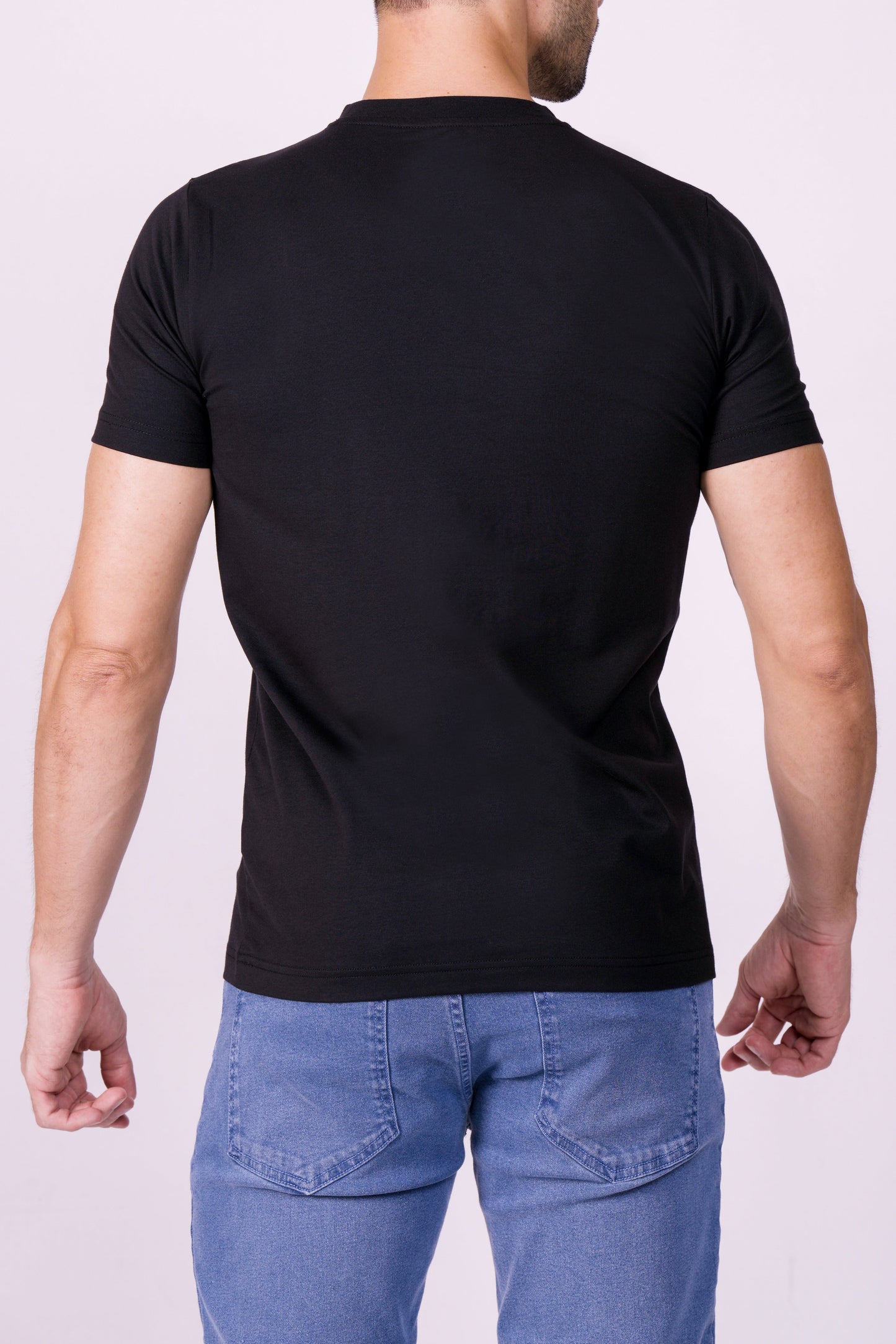 Crocodile Crew Neck  Action Fit Hs T Shirt Black
