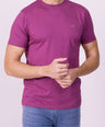 Crocodile Crew Neck  Action Fit Hs T Shirt Purple - Meadow Mauve