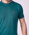 Crocodile Crew Neck  Action Fit Hs T Shirt Green Lake