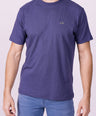 Crocodile Crew Neck T Shirt Royal