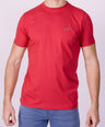 Crocodile Crew Neck  Action Fit Hs T Shirt Raspberry Wine