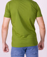 Crocodile Crew Neck  Action Fit Hs T Shirt Green - Elm Green