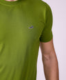 Crocodile Crew Neck  Action Fit Hs T Shirt Green - Elm Green
