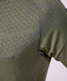 Crocodile - T-Shirt Athleisure Seamless - Olive