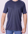 Crocodile - T-Shirt Athleisure Seamless - Blue