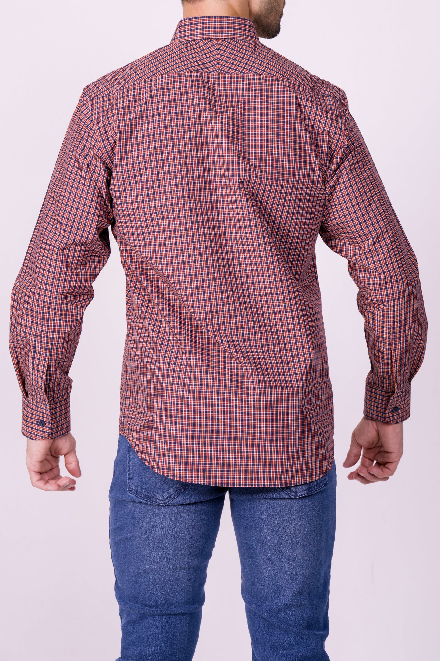 Crocodile Semi Casual Regular Fit Fs Shirt Garnet