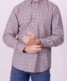 Crocodile Semi Casual Regular Fit Fs Shirt Honey Peach