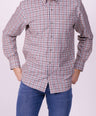 Crocodile Semi Casual Regular Fit Fs Shirt Honey Peach