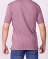 Crocodile Regular Fit Hs Polo T Shirt Purple - Wistful Mauve