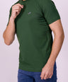 Crocodile Crew Neck  Action Fit Hs T Shirt Posy Green