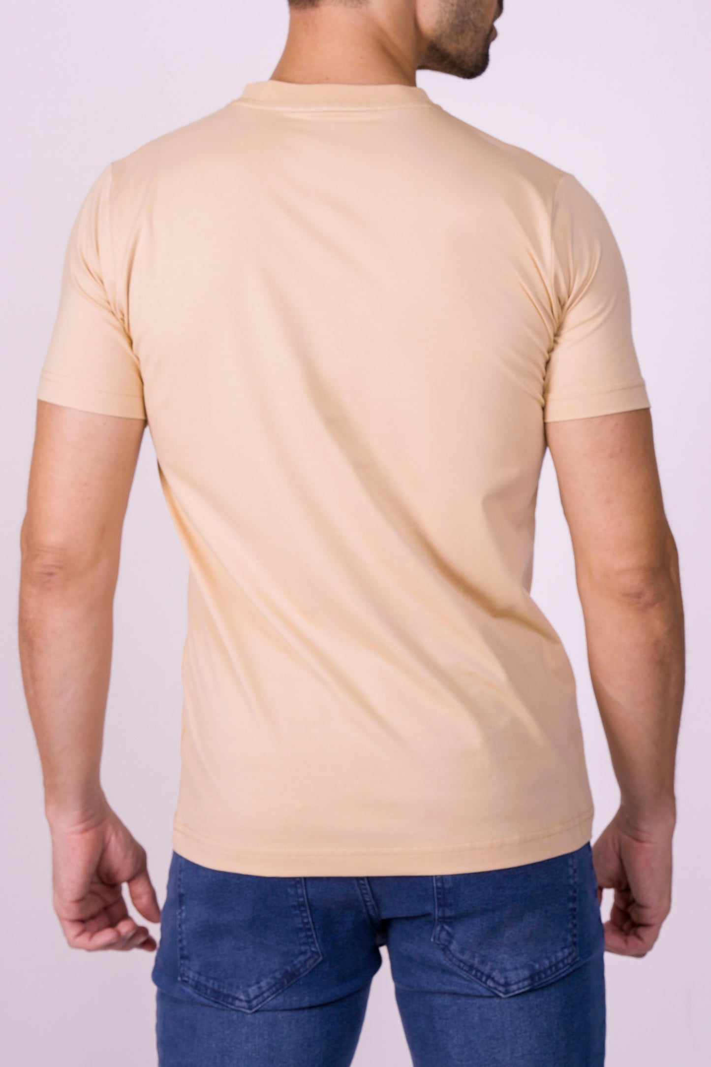 Crocodile Crew Neck  Action Fit Hs T Shirt Wheat