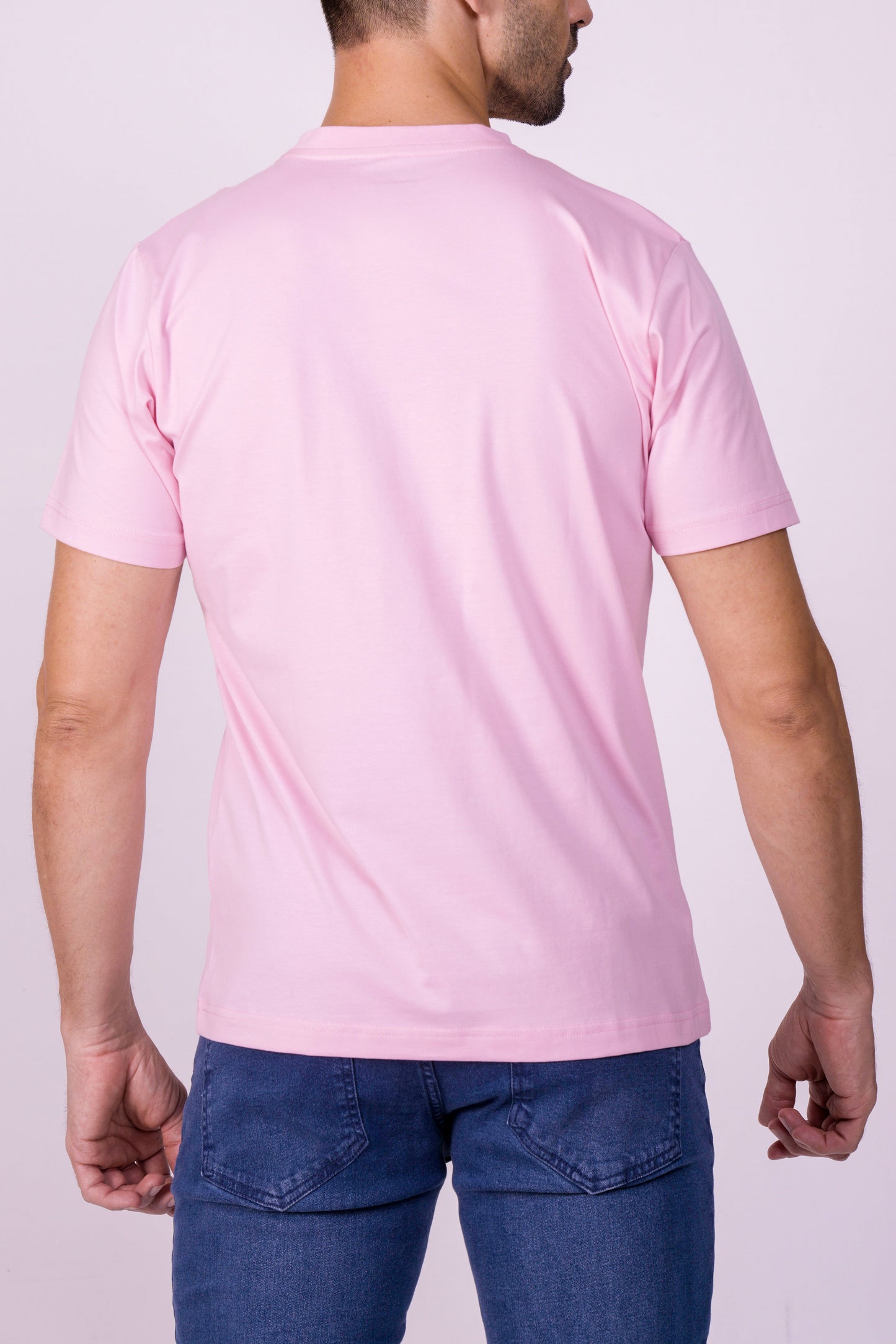 Crocodile Crew Neck T Shirt Rose Shadow