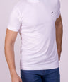 Crocodile Crew Neck  Action Fit Hs T Shirt White