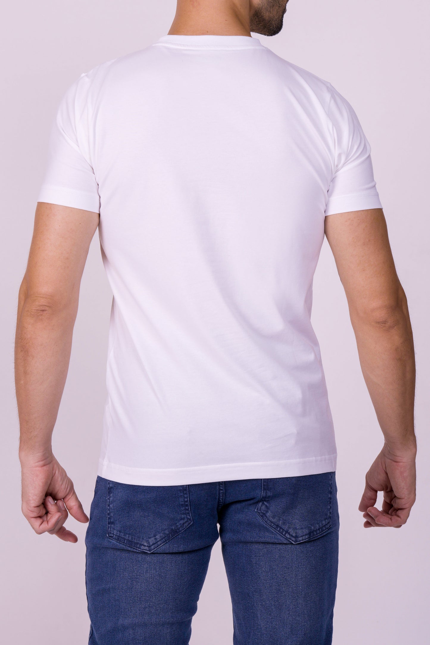 Crocodile Crew Neck  Action Fit Hs T Shirt White