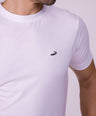 Crocodile Crew Neck  Action Fit Hs T Shirt White