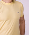 Crocodile Crew Neck  Action Fit Hs T Shirt Aspen Gold