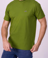 Crocodile Crew Neck T Shirt Green - Elm Green