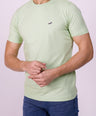 Crocodile Crew Neck  Action Fit Hs T Shirt Green - Pastel Green