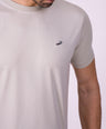 Crocodile Crew Neck  Action Fit Hs T Shirt Charcoal