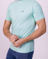 Crocodile Crew Neck  Action Fit Hs T Shirt Green - Biscay Green