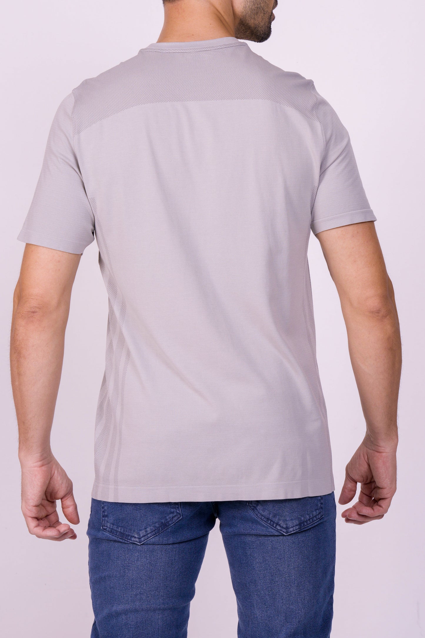 Crocodile - T-Shirt Athleisure Seamless - Grey