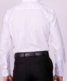 Crocodile Slim Fit  Work And Travel Fs Shirt Egret