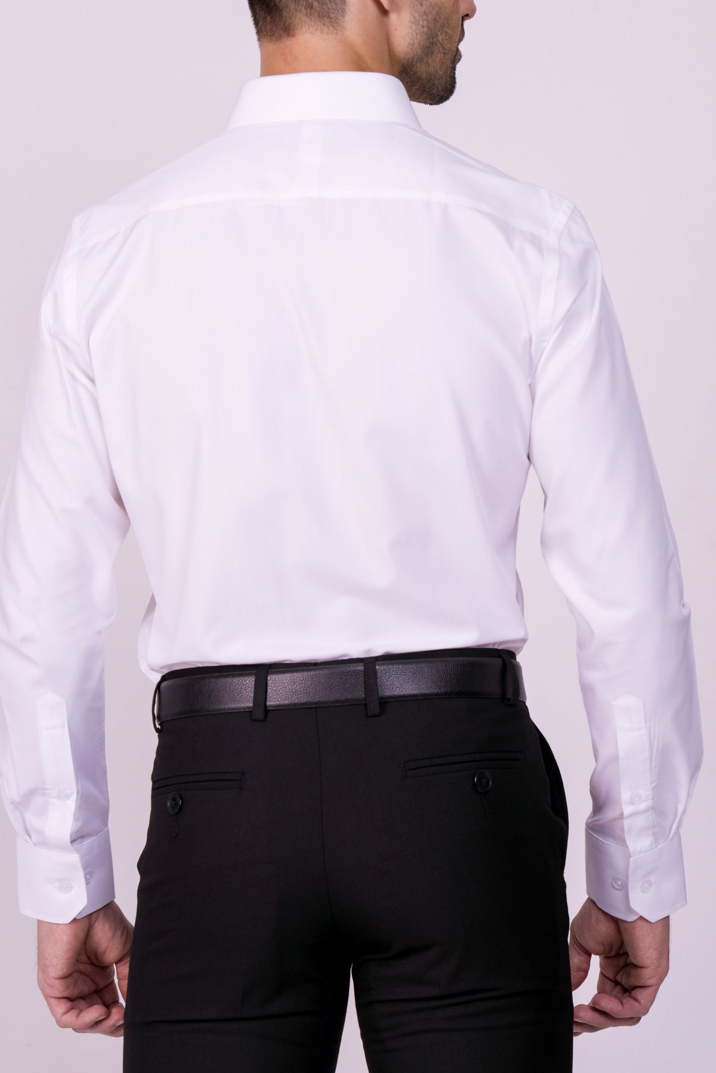 Crocodile Slim Fit  Work And Travel Fs Shirt Egret