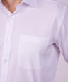 Crocodile Slim Fit  Work And Travel Fs Shirt Egret