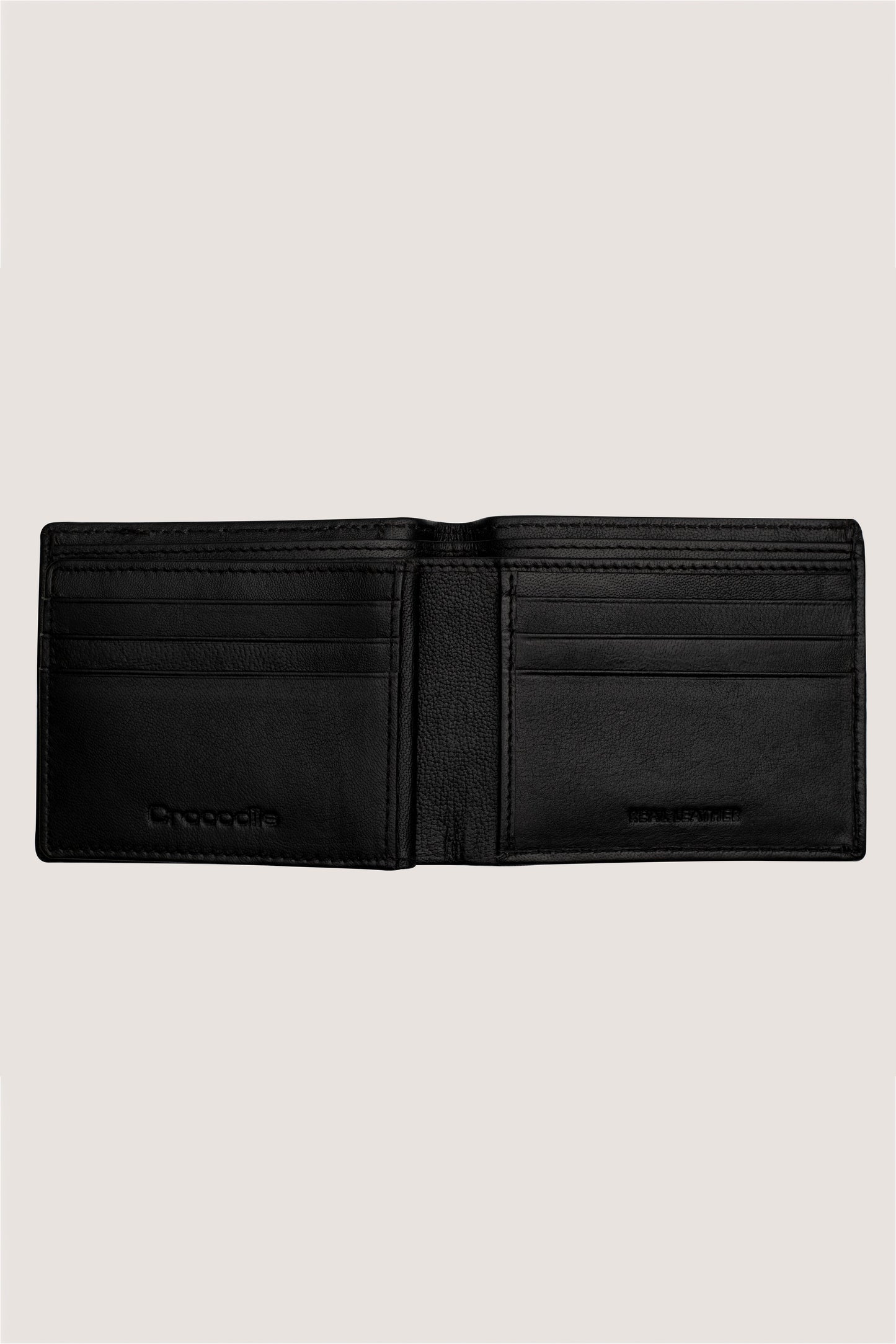 Crocodile Wallet-Black