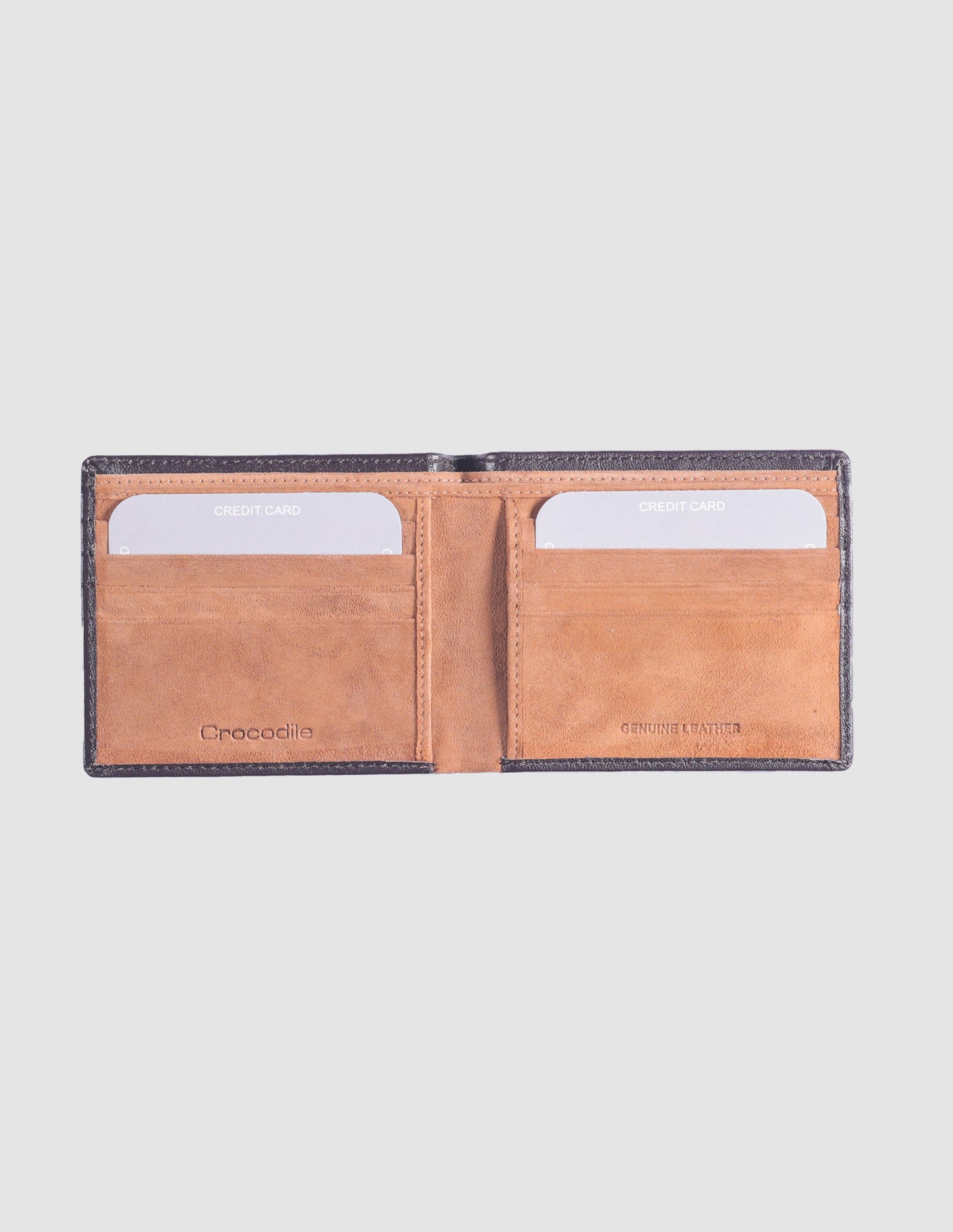 Leather wallet - D.Brown