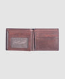 Leather wallet - Brown