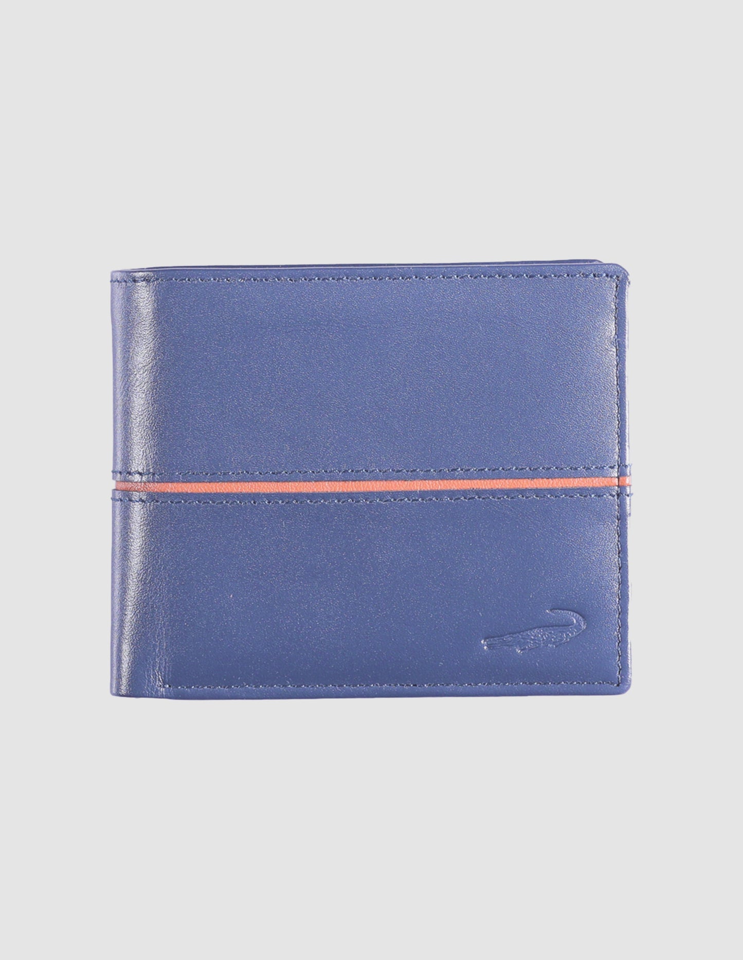 Leather wallet - Blue