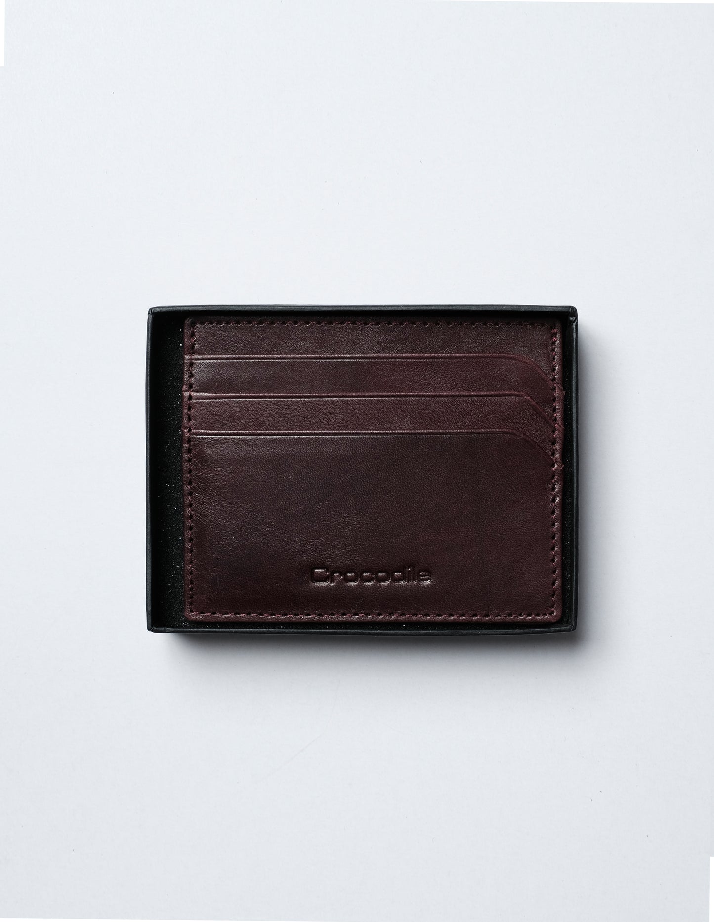 Leather Cardholder - Brown