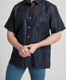 Leisure Fit Short Sleeves-Casual Shirts-Midnight