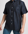 Leisure Fit Short Sleeves-Casual Shirts-Midnight